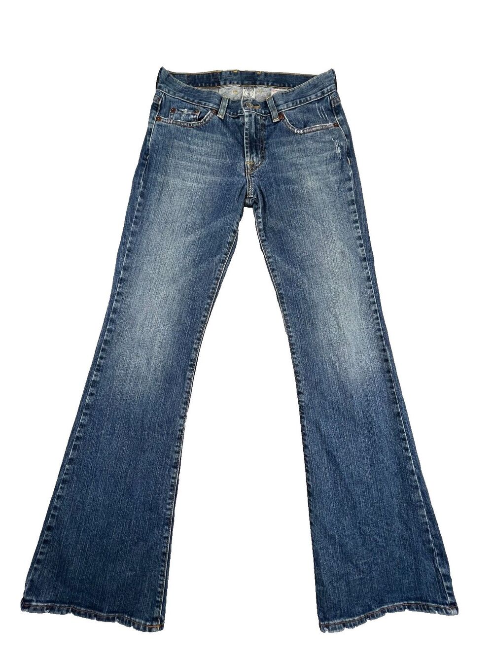 VTG USA Lucky Brand Sweet N Low 2/26 Y2K 90s Flared Low Rise Bootcut Denim Jeans